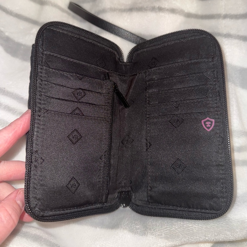 Vera Bradley Black Quilted Clutch - Picture 3 of 3